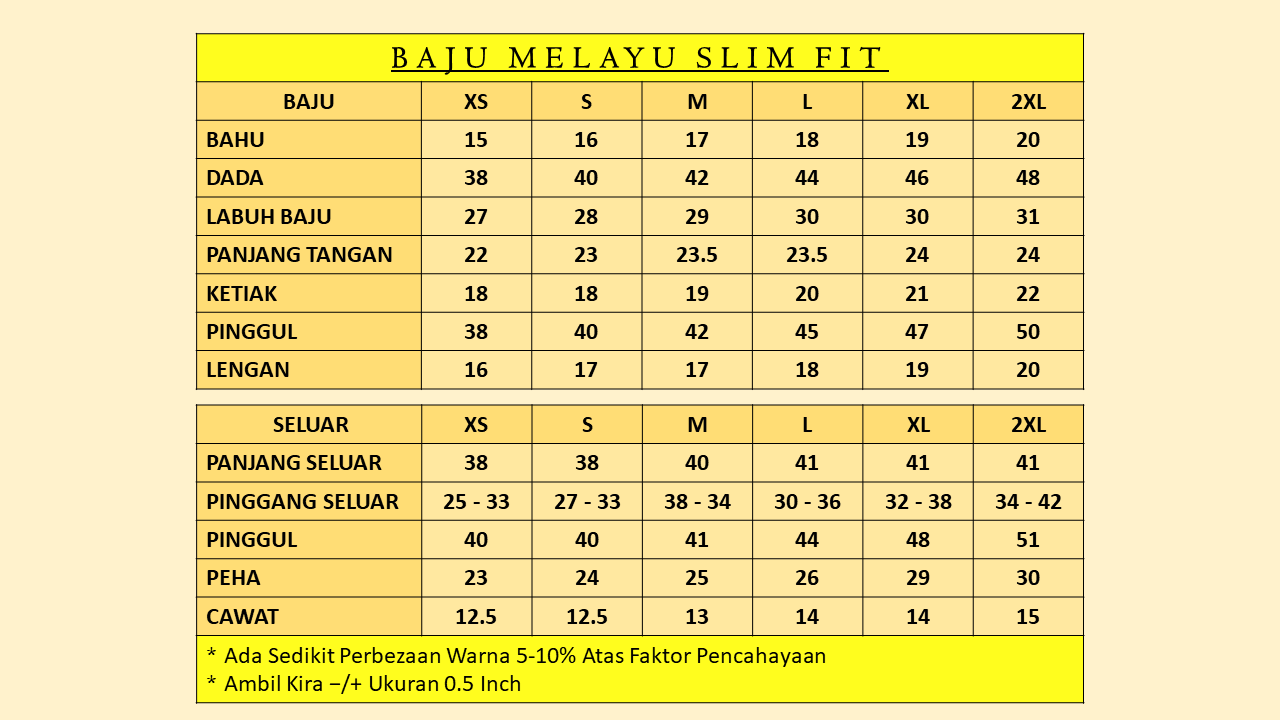 Ukuran Slim Fit 2023 Adjust Bahu dan XS Peha